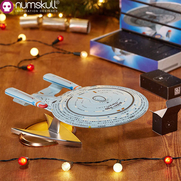 Numskull Star Trek U.S.S. Enterprise NCC-1701-D Countdown Character Figure